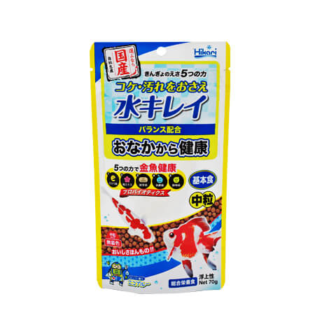 きんぎょのえさ5つの力 基本食 中粒 70g