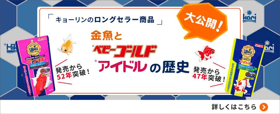 特設ページ「金魚とベビーゴールド・アイドルの歴史」