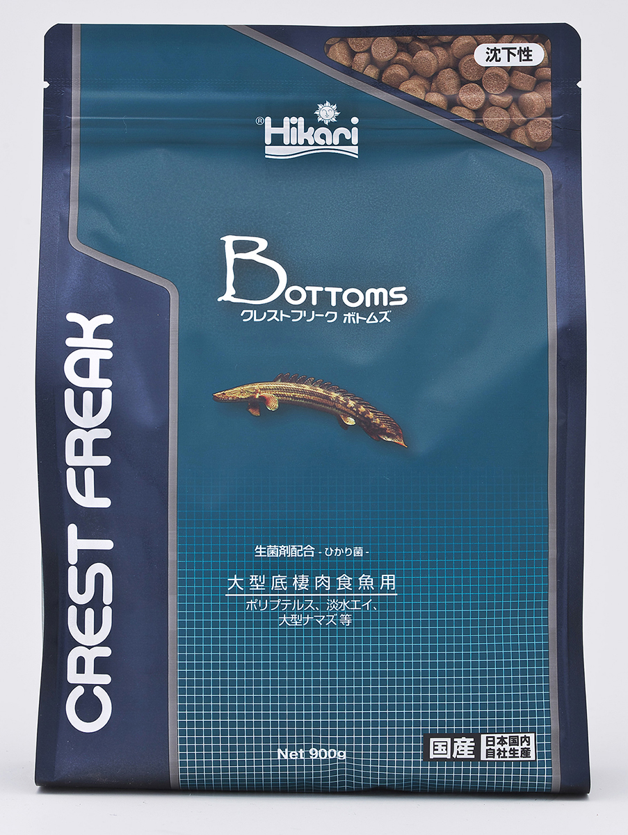 大型底棲肉食魚専用飼料 クレストフリーク ボトムズ：熱帯魚用飼料（餌・エサ）｜キョーリン