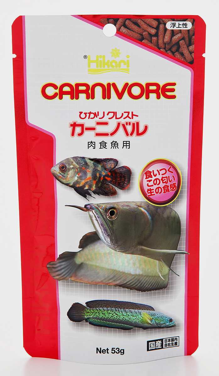 ひかりクレストカーニバル 大型肉食魚に 熱帯魚のエサ キョーリン Hikari