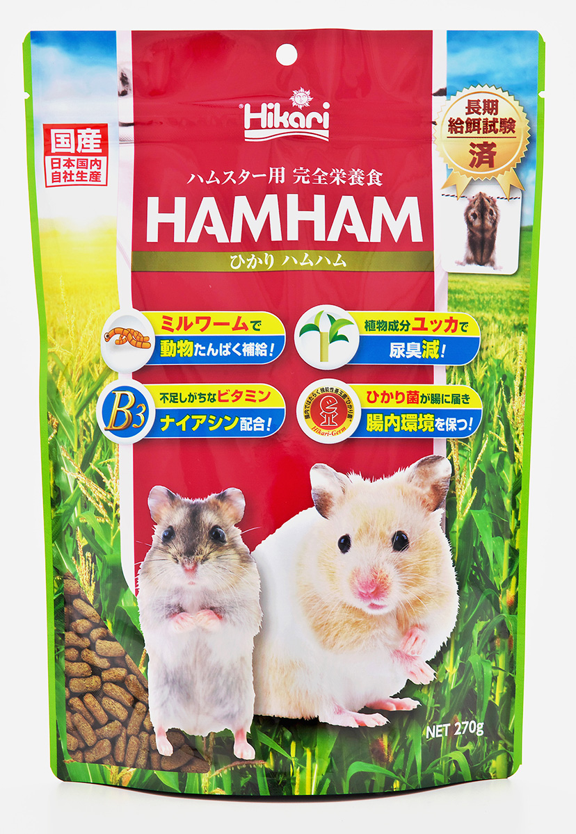 ハムスターのエサ 小動物用飼料 ひかりハムハム