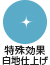 特殊効果 白地仕上げ