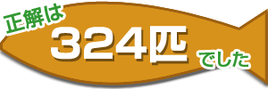 正解は466匹でした