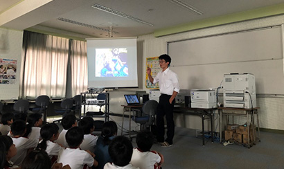 出張授業の様子1