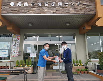 教材用のヒメダカを提供しました