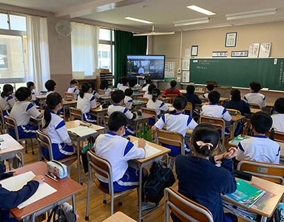 出張授業の様子1