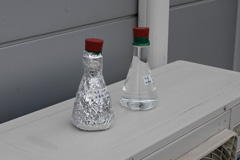 C（右）・D（左）：屋外6時間放置