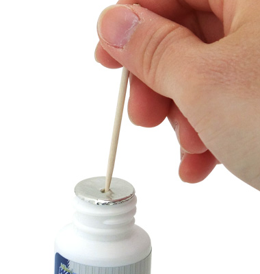 内シールにつまようじで穴を開けると使いやすいです。